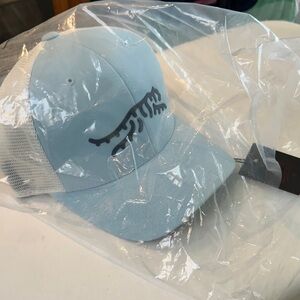 Blue and White Trucker “Sunday Red”⛳🐅❤️